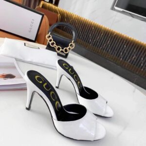 Gucci Sandals Designer Gucci Slippers 81151 White - luxibagsmall