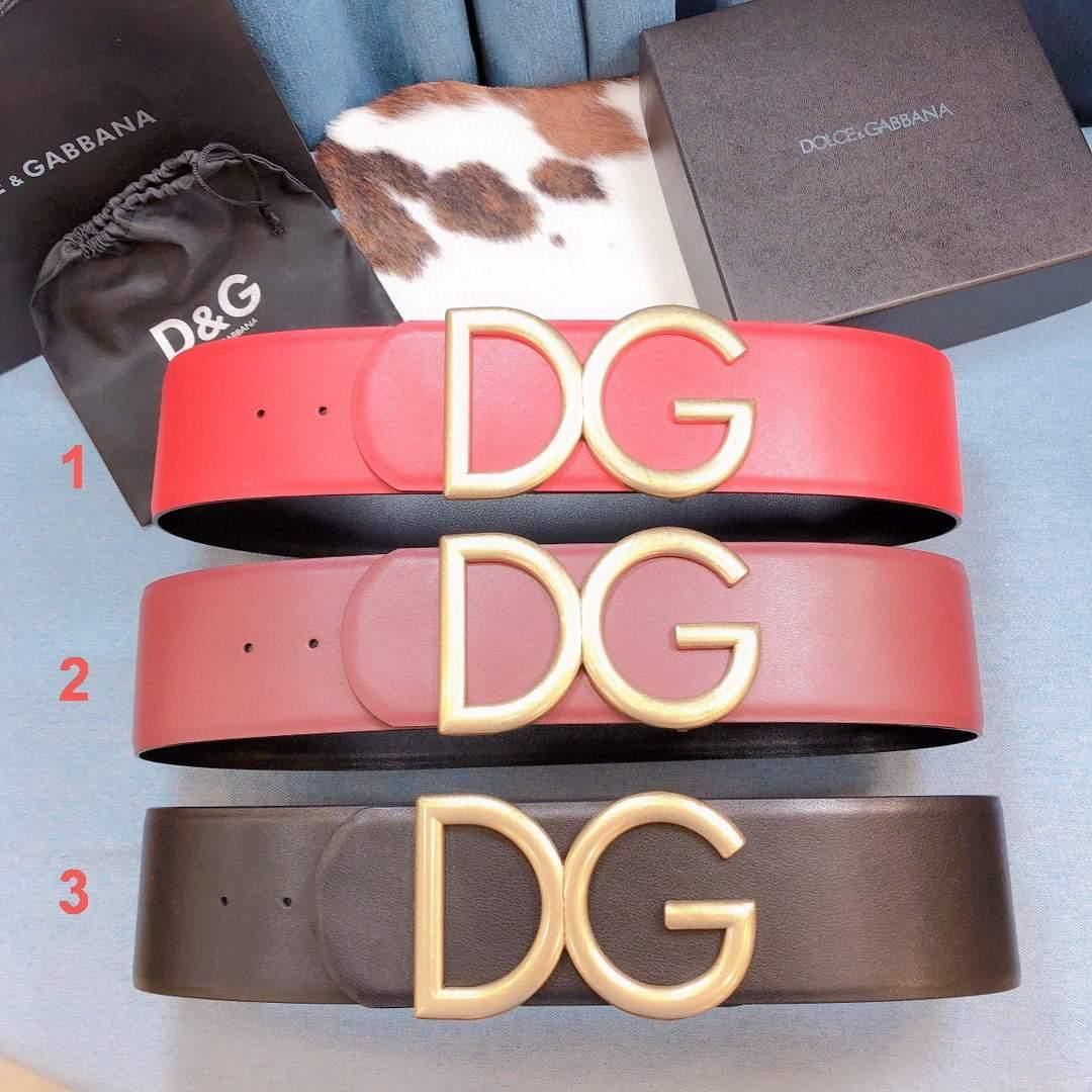 DG Belts Designer Dolce Gabbana Buckle Leisure Belt wide 7.0CM AA0071 - Voguebags