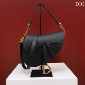 xubag.ru-dior-m0456-mini-saddle-bag-with-strap-black-grained-calfskin-001