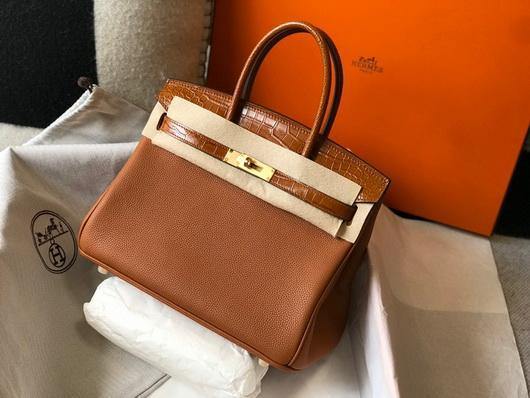 Hermes Birkin Handbags Designer Hermes Tote Bag Togo Leather 28326 - luxibagsmall