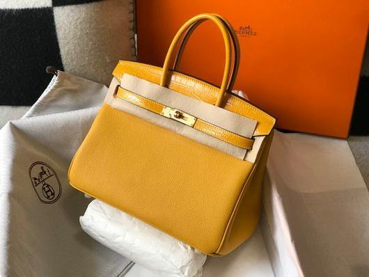 Hermes Birkin Handbags Designer Hermes Tote Bag Togo Leather 28328 - luxibagsmall