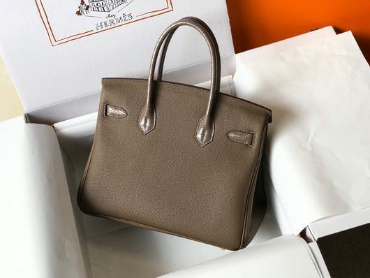 Hermes Birkin Handbags Designer Hermes Tote Bag Togo Leather 28330 - luxibagsmall