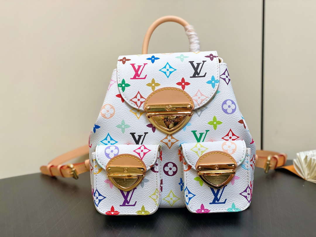 LV M13081 Louis Vuitton LV x TM Venice Backpack Multicolored Othre Monogram canvas