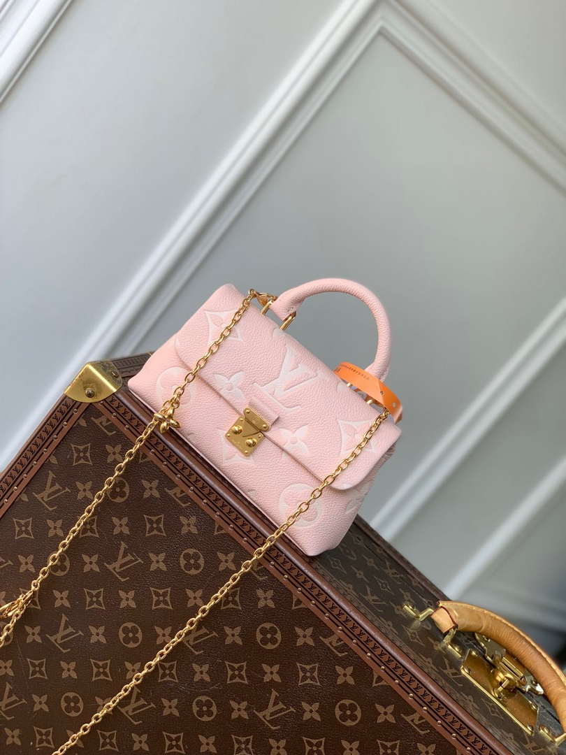 LV M13796 Louis Vuitton Nano Madeleine Bag Pink