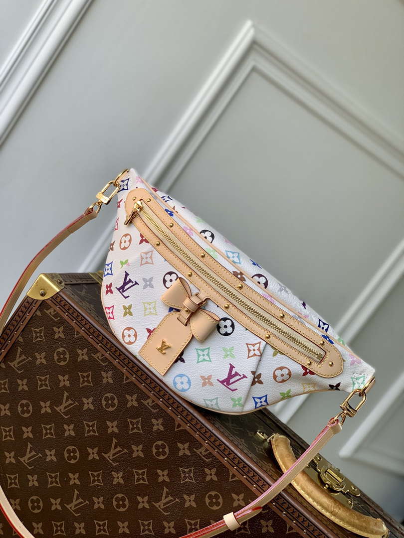 LV M13660 Louis Vuitton LV x TM High Rise Bumbag Multicolored Other Monogram Canvas