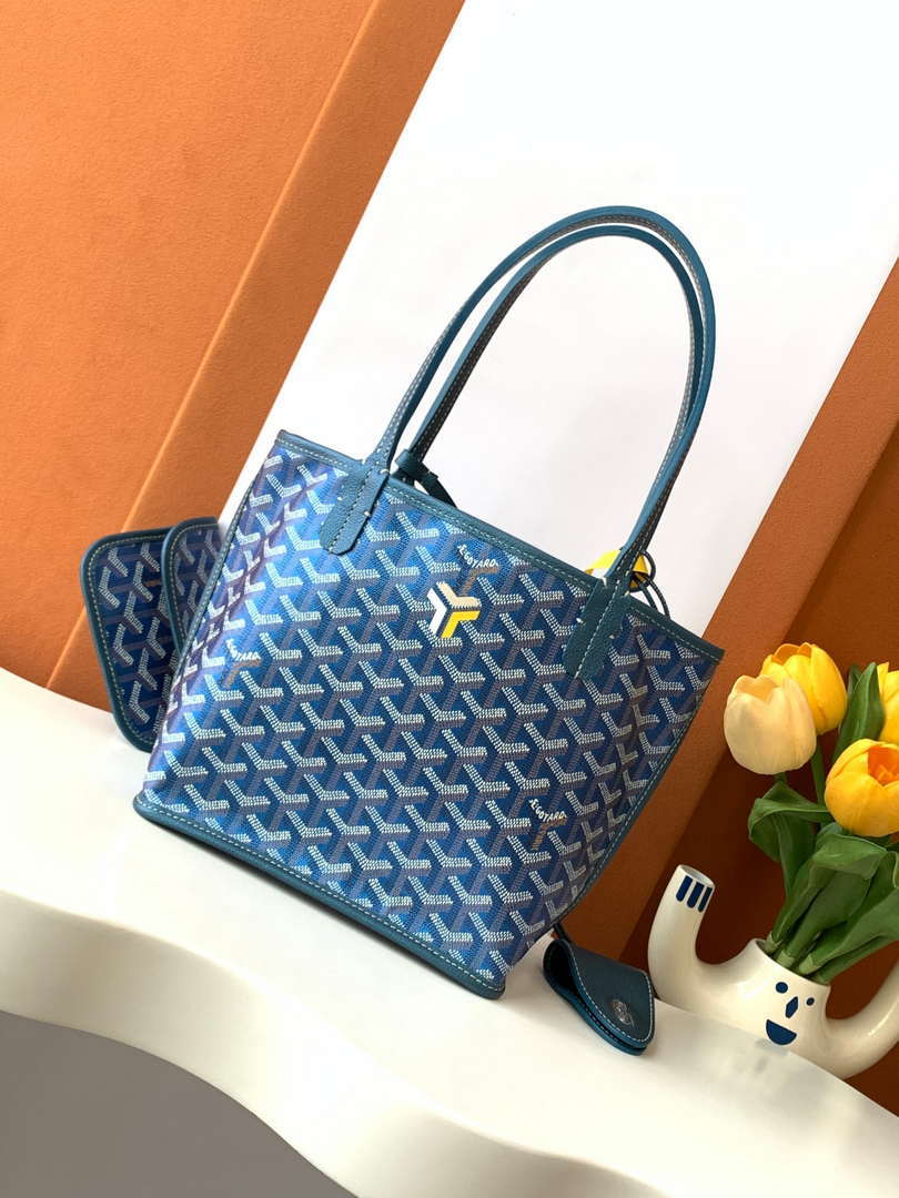 Goyard ANJOUSMINCG07TY07P Anjou Mini Bag Pearly Blue