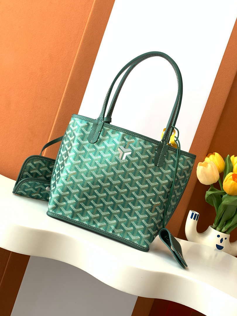 Goyard ANJOUSMINCG07TY07P Anjou Mini Bag Pearly Green