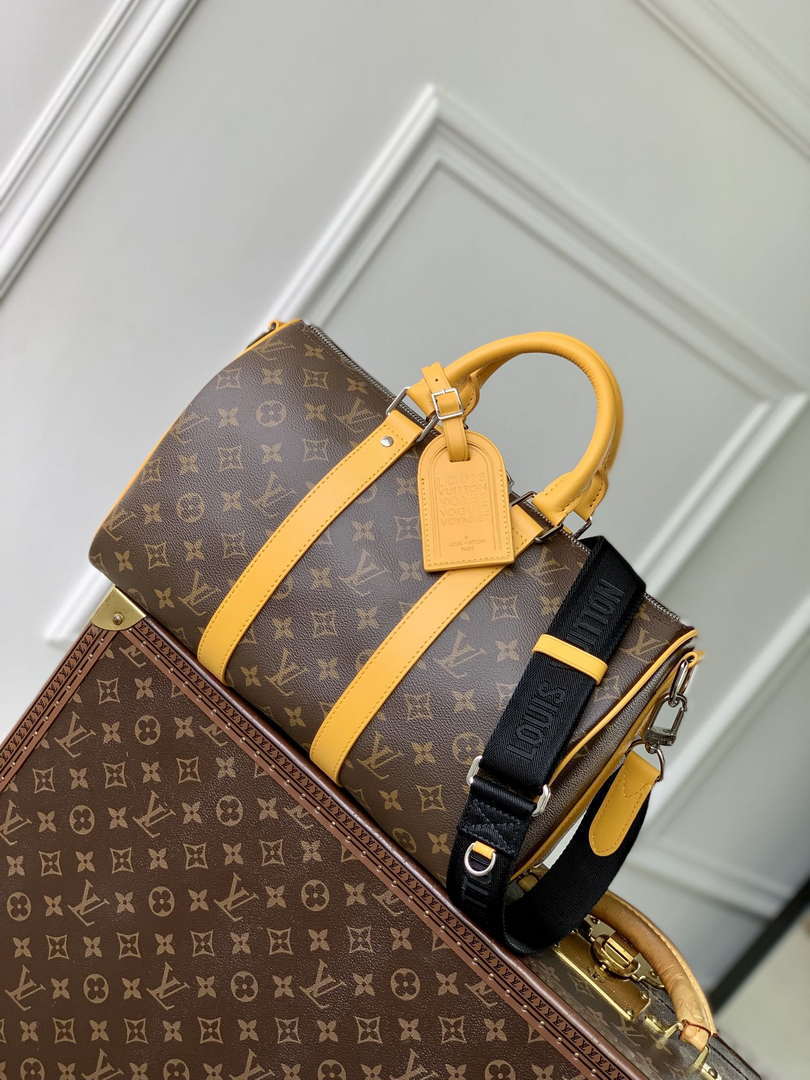 LV M13201 Louis Vuitton Keepall Bandoulière 35 Monogram Yellow