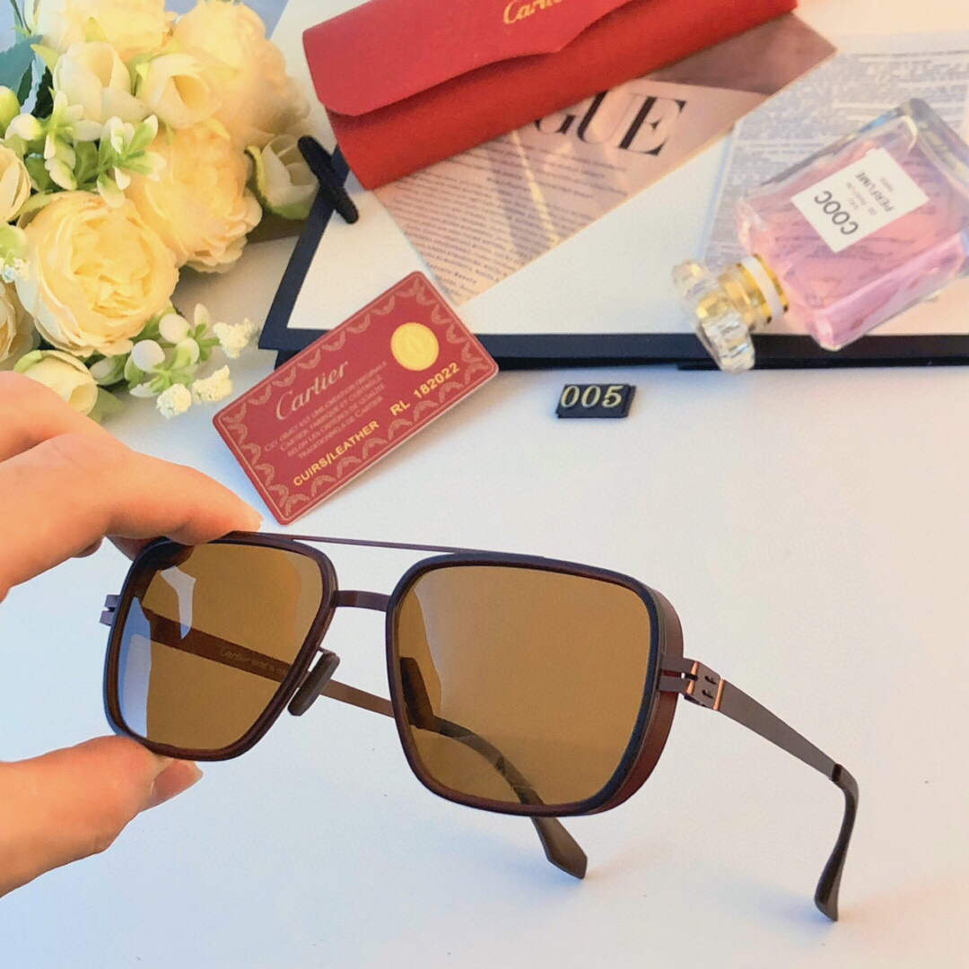 Cartier New High-end Fashion Sunglasses C99333