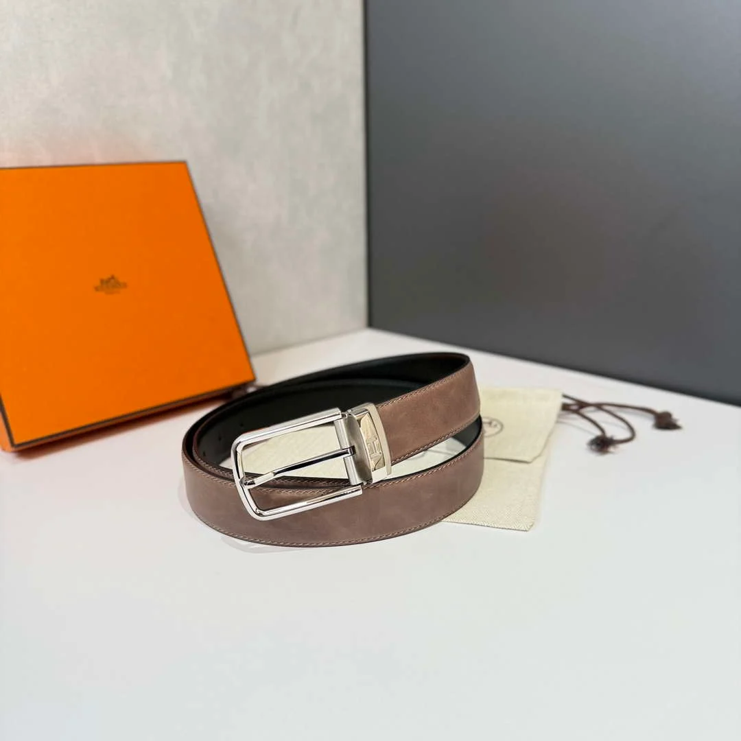 Hermes H049702CK89085 Needle buckle & leather strap 35 mm H88045