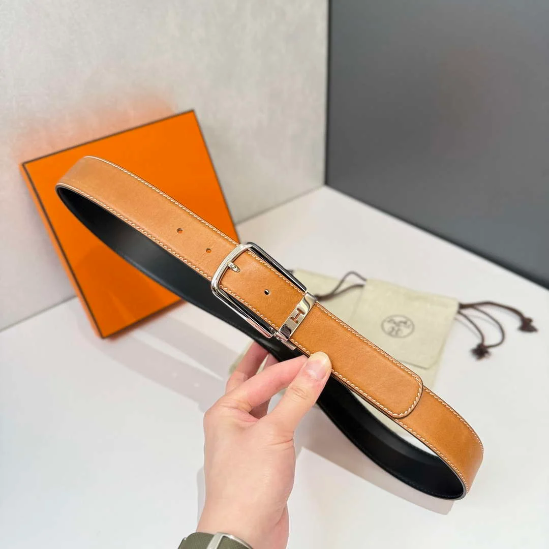 Hermes H049702CK89085 Needle buckle & leather strap 35 mm H88047