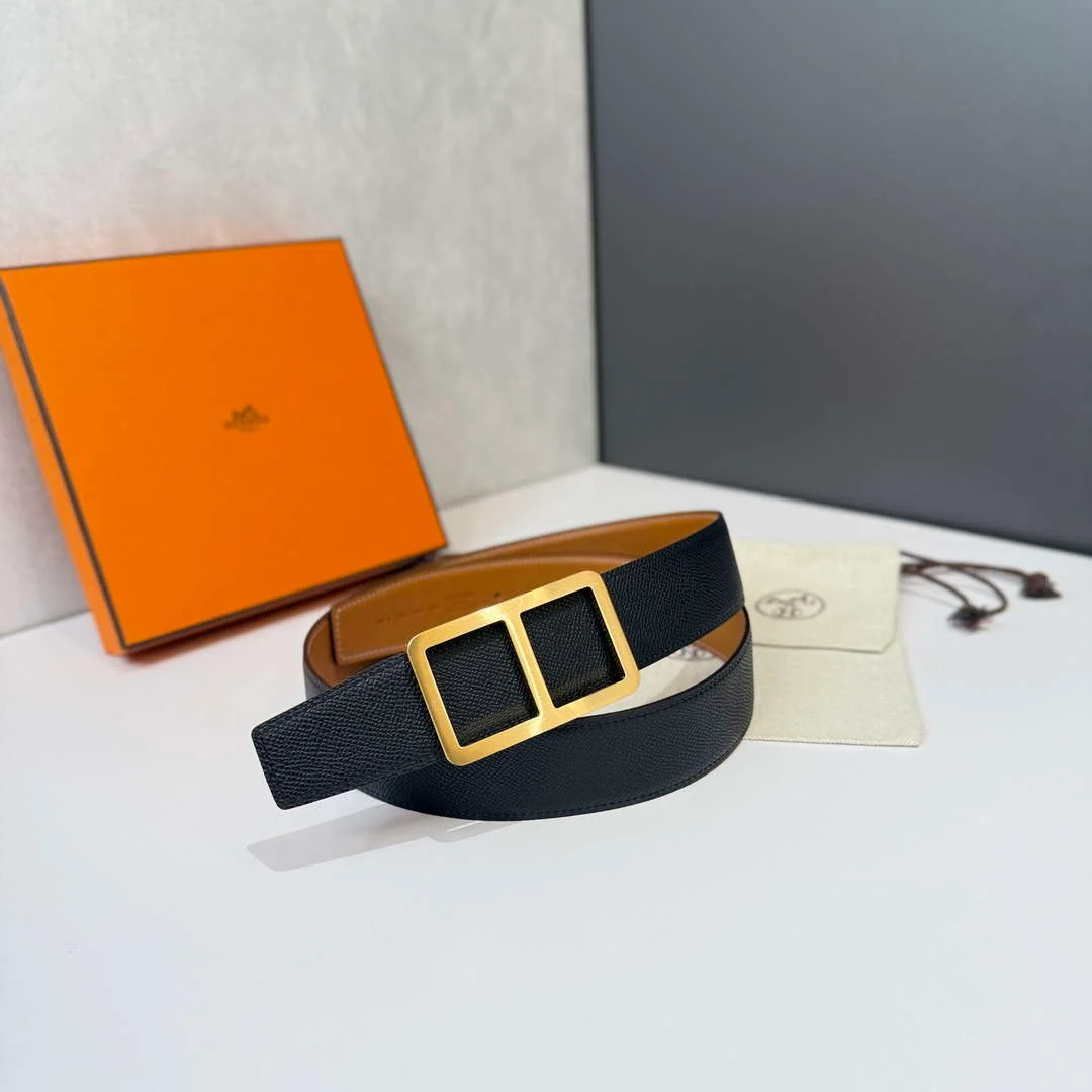 Hermes H049702CK89085 Needle buckle & leather strap 38 mm H88046