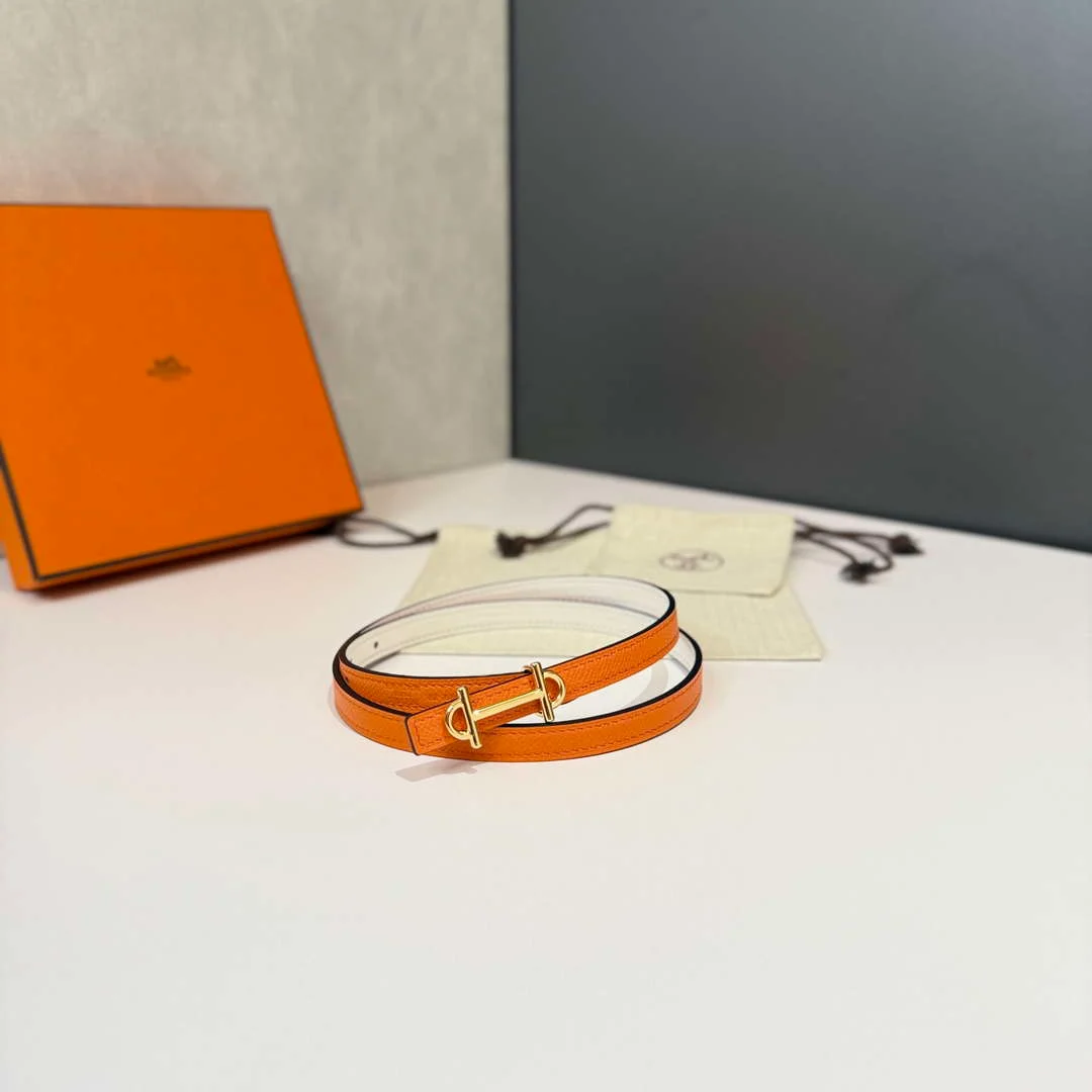 Hermes H065538CAWN065 Constance belt buckle & Reversible leather strap 13 mm H88035