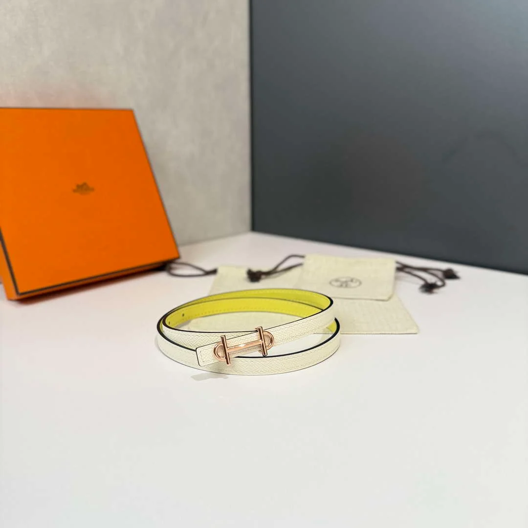 Hermes H065538CAWN065 Constance belt buckle & Reversible leather strap 13 mm H88036