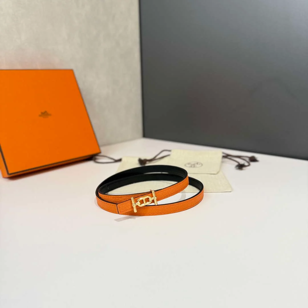 Hermes H065538CAWN065 Constance belt buckle & Reversible leather strap 13 mm H88037
