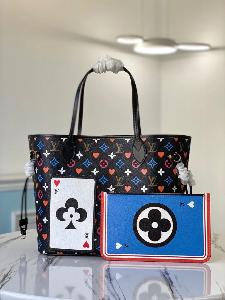Louis Vuitton M57462 LV M57483 Game On Neverfull Mm Bag Black