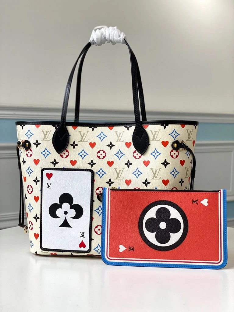 Louis Vuitton M57462 LV M57483 Game On Neverfull Mm Bag White