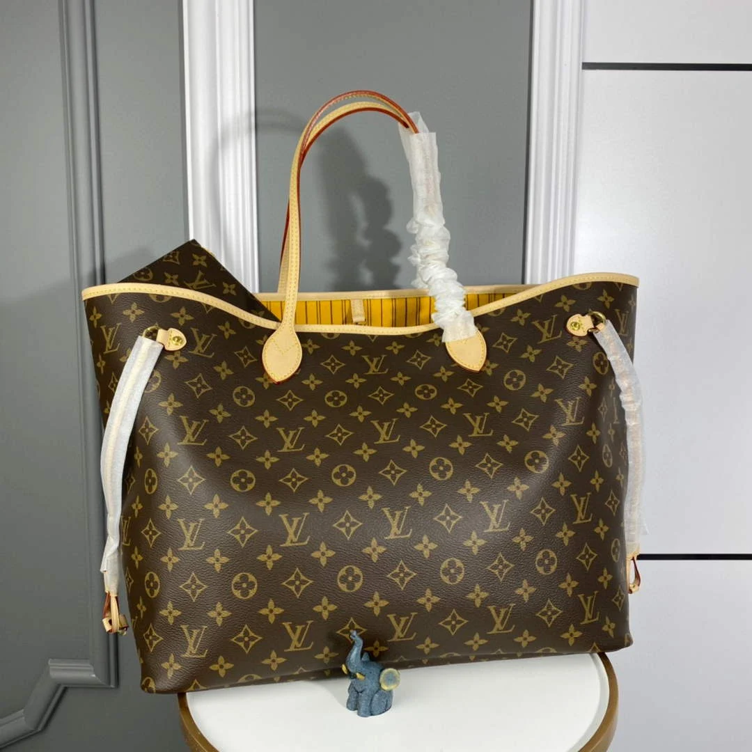 LV M40992 Louis Vuitton Neverfull GM Monogram Canvas Yellow